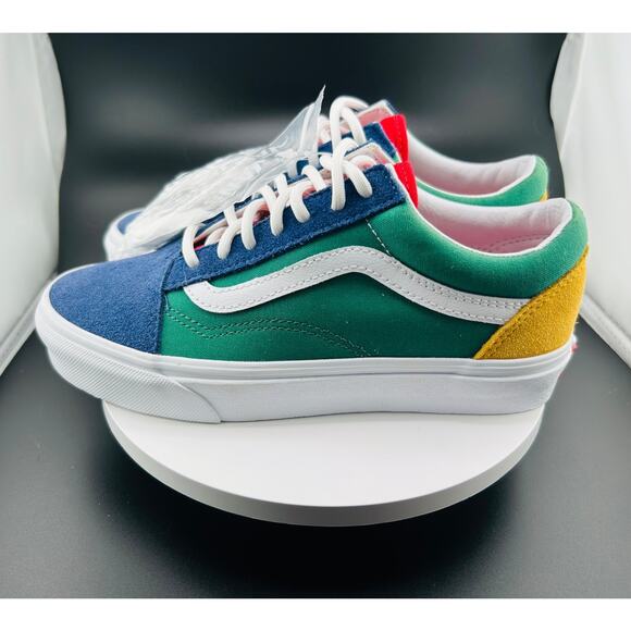 Vans Old Skool Shoes MultiColor Canvas Skate Sneakers 500714 Sz 6 - Picture 7 of 7